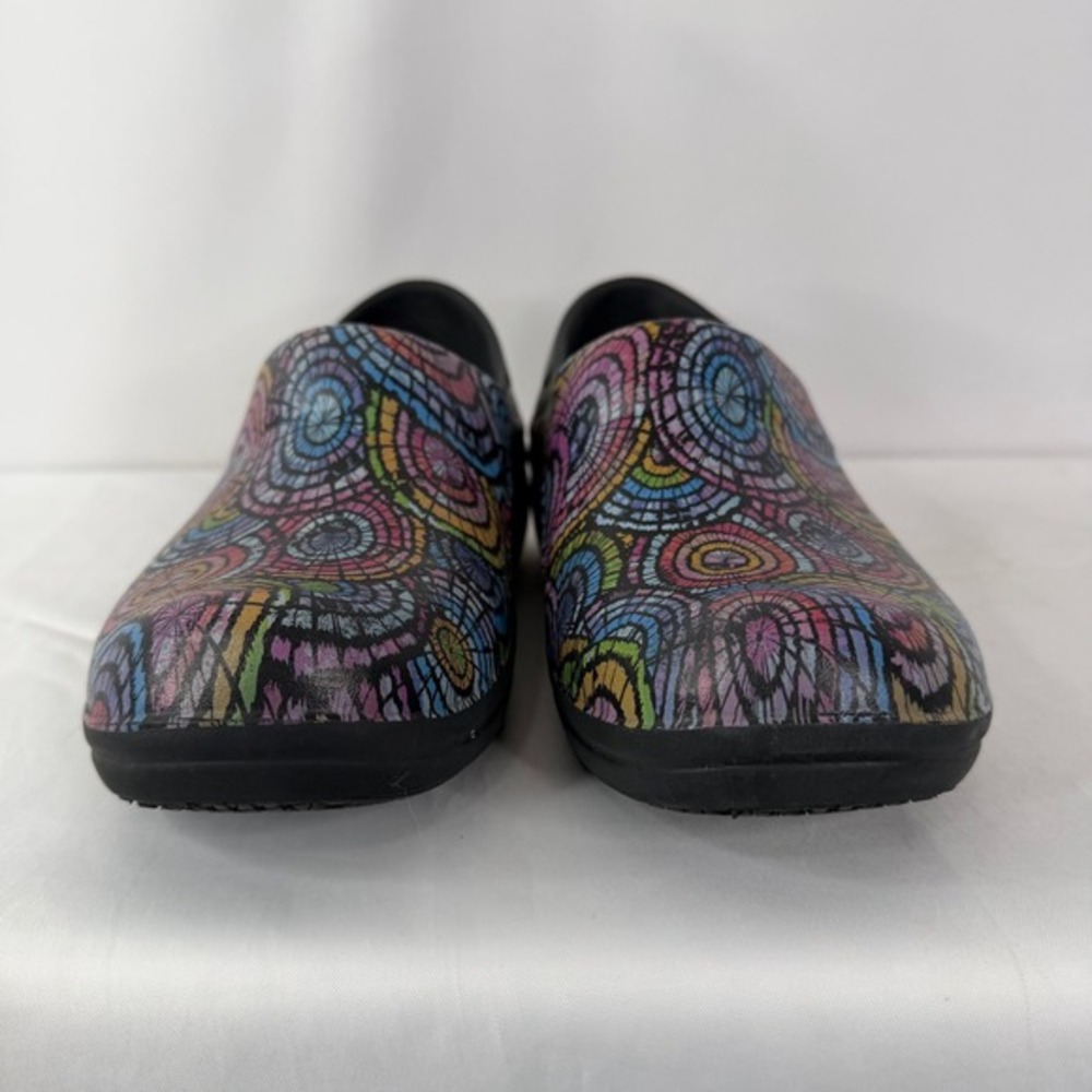 Crocs Neria Pro II Graphic Clog Womens 8 Black Multicolor Slip Resistant - Picture 9 of 11